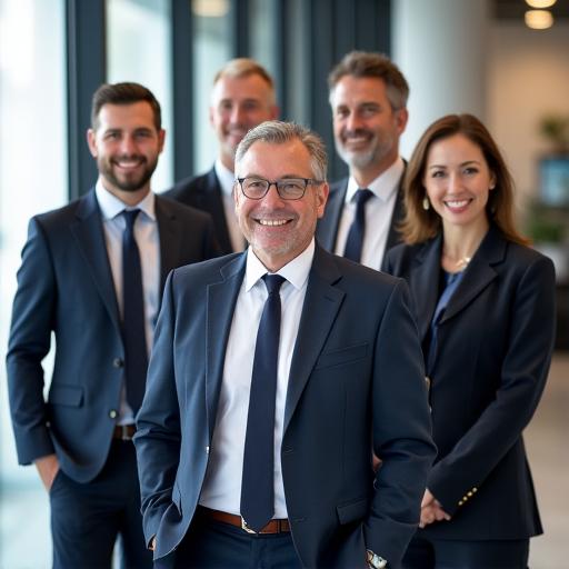 El equipo de profesionales de Salud Integral Servicios en su moderna oficina de Madrid.
